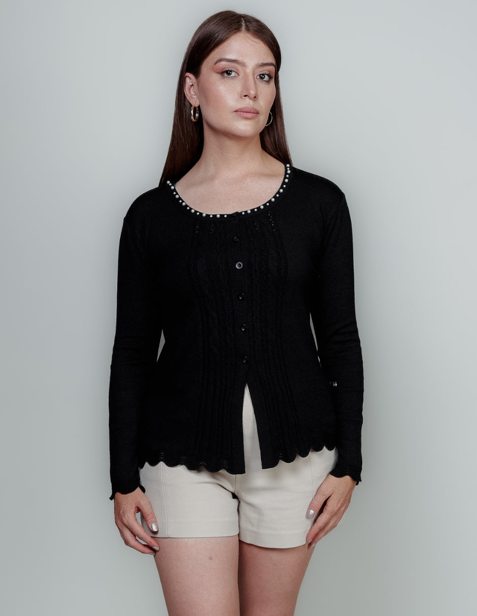 Suéter Punto fino Botones