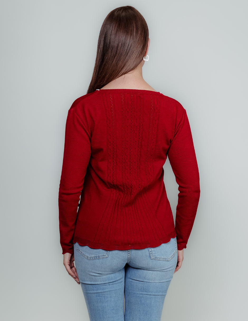 Suéter Punto fino Botones