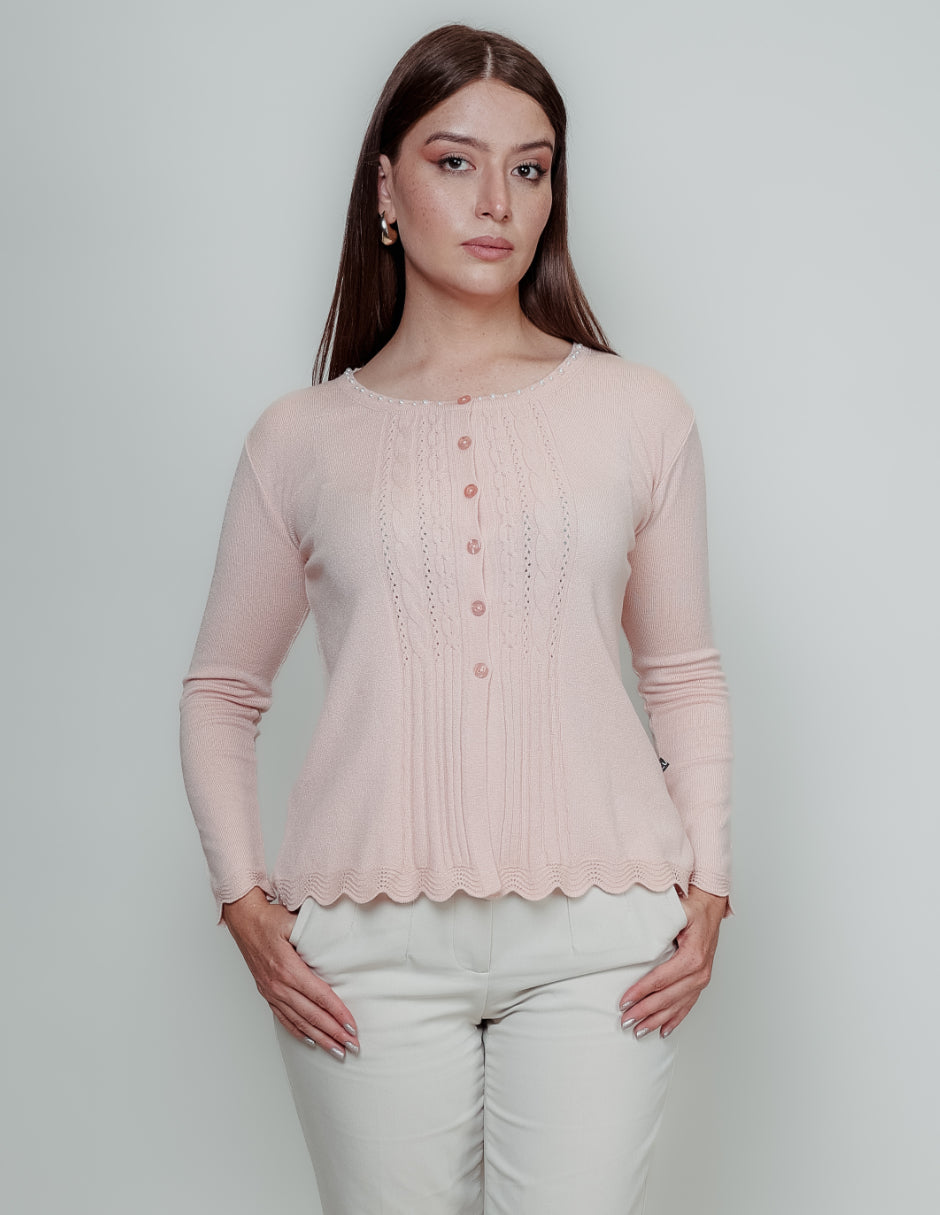 Suéter Punto fino Botones