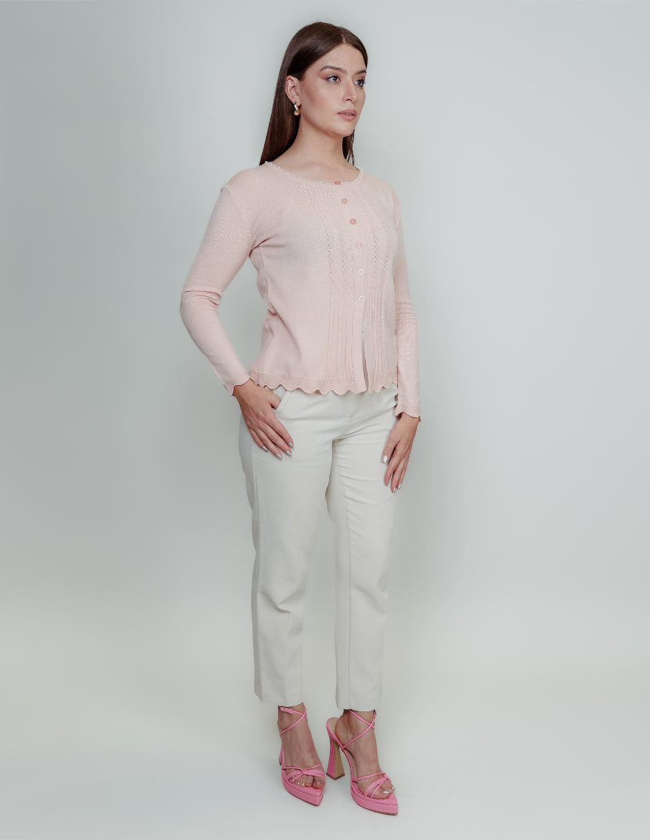 Suéter Punto fino Botones