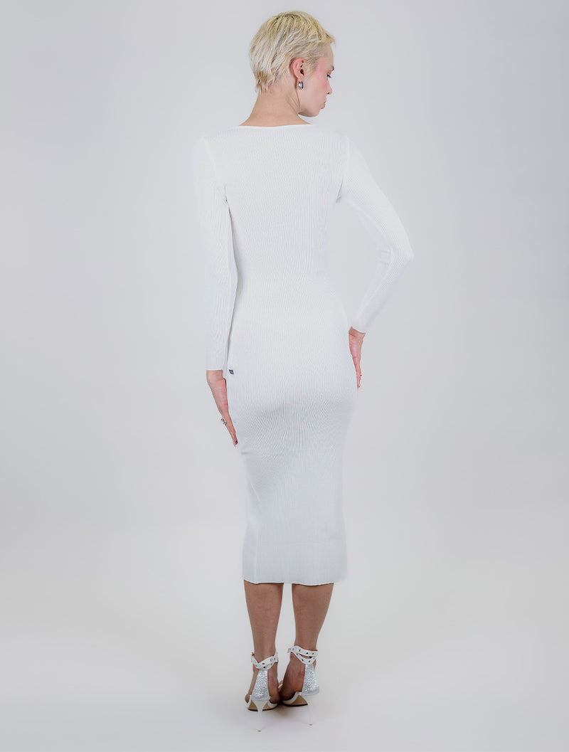 Vestido abertura (WHITE)