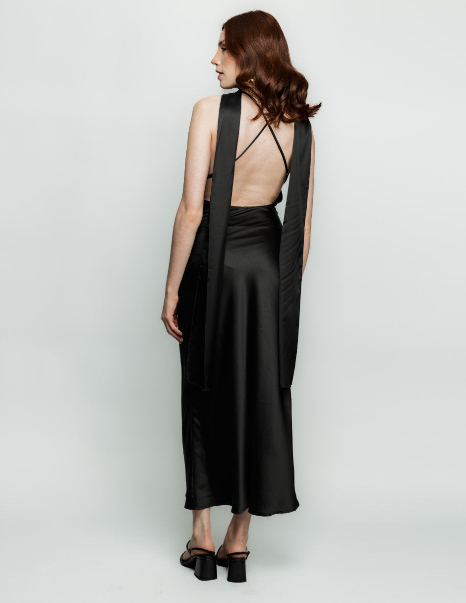 Vestido satinado