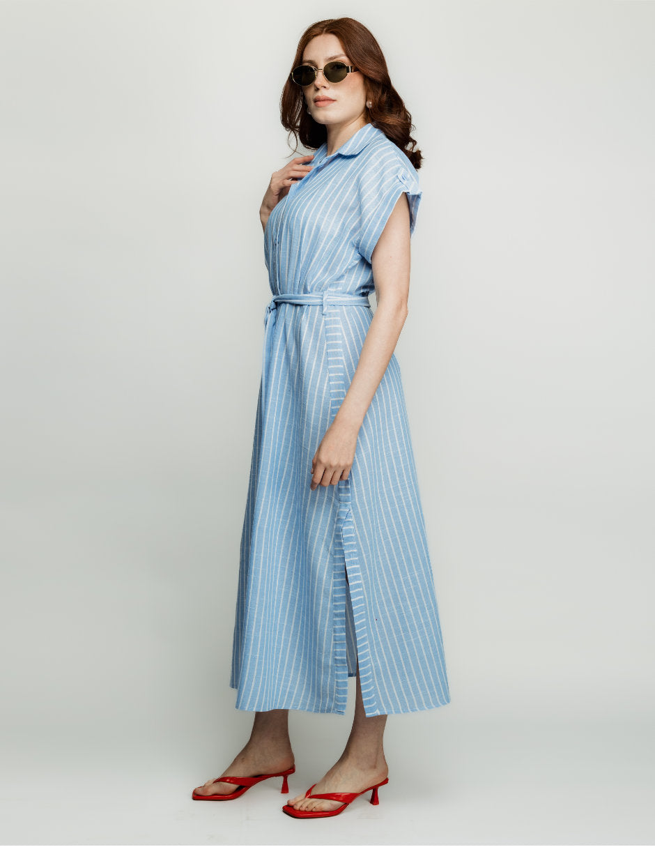 Vestido Camisero Rayas