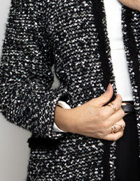 Cardigan ensamble tweed