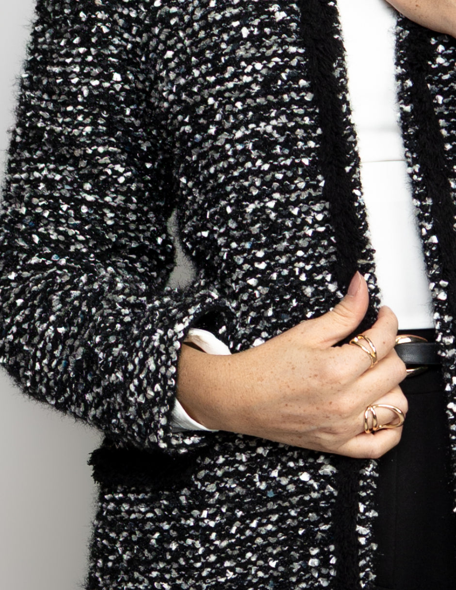 Cardigan ensamble tweed