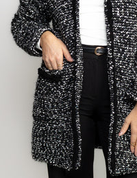 Cardigan ensamble tweed
