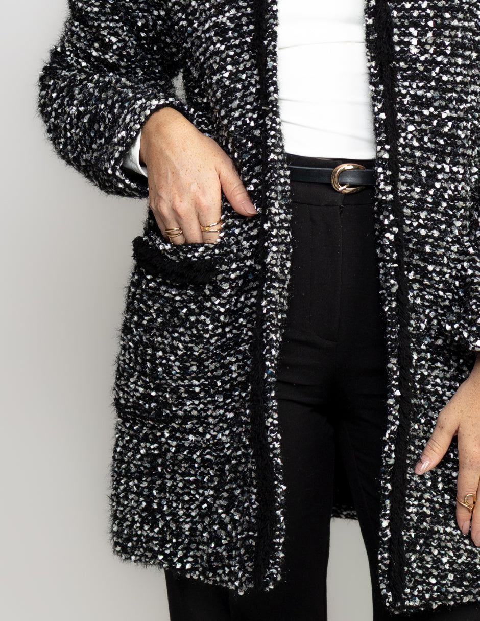 Cardigan ensamble tweed