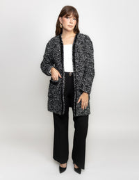 Cardigan ensamble tweed