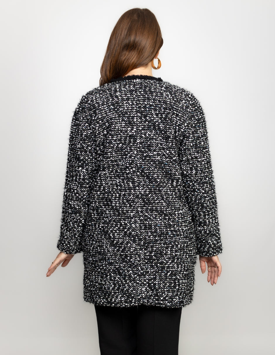 Cardigan ensamble tweed
