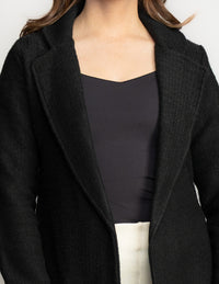 ABRIGO 3/4 CUELLO SOLAPA