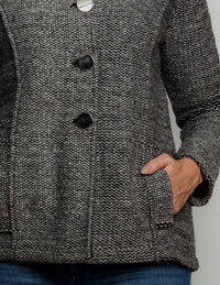 Saco cuello de peluche