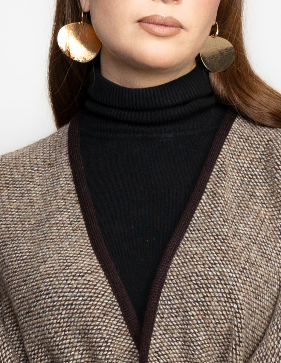 Ruana Flecos Lisa