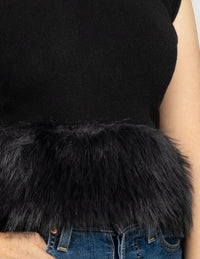 BLUSA ORILLA PELUCHE