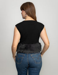 BLUSA ORILLA PELUCHE