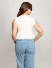 BLUSA ORILLA PELUCHE