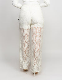 Pantalon encaje