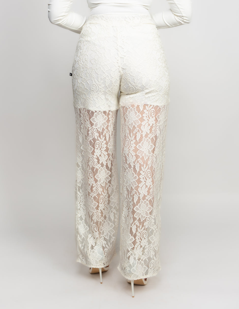 Pantalon encaje